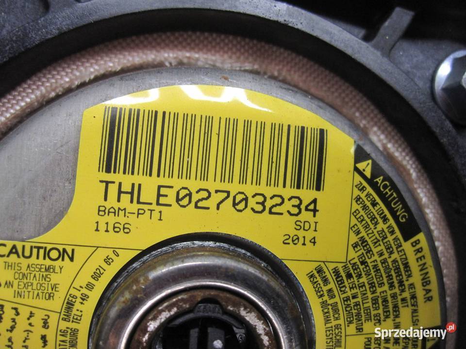 MOKKA A 14r AIRBAG poduszka kierowcy 95328138 świętokrzyskie Kielce