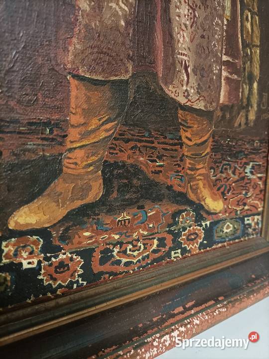 Sprzedam obraz olej na płótnie 1935 warmińsko-mazurskie Elbląg