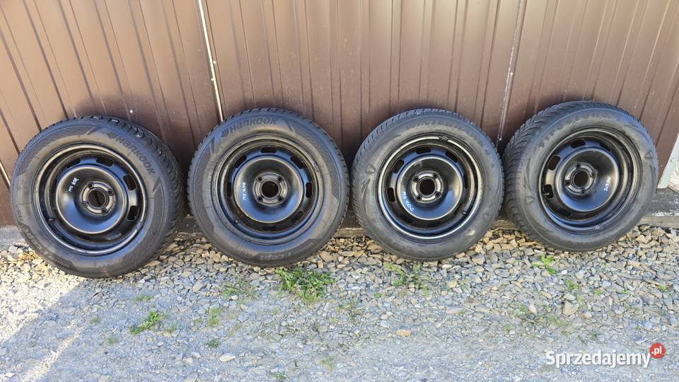 Opony zimowe na felgach 2 Hankook i 2 Firestone podkarpackie Jasło