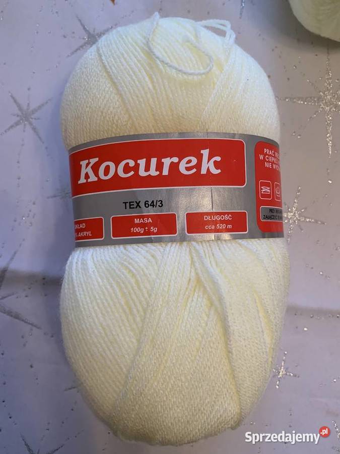 Włóczka Kocurek anilana żółta Pozostałe Szczecin sprzedam