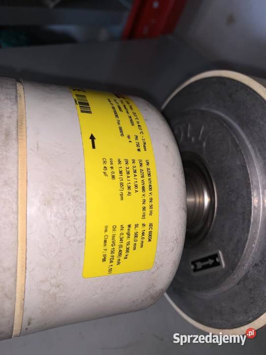 Interroll 138i Drum Motor 075kW 144 mm x 500 mm Instalacje mazowieckie Warszawa