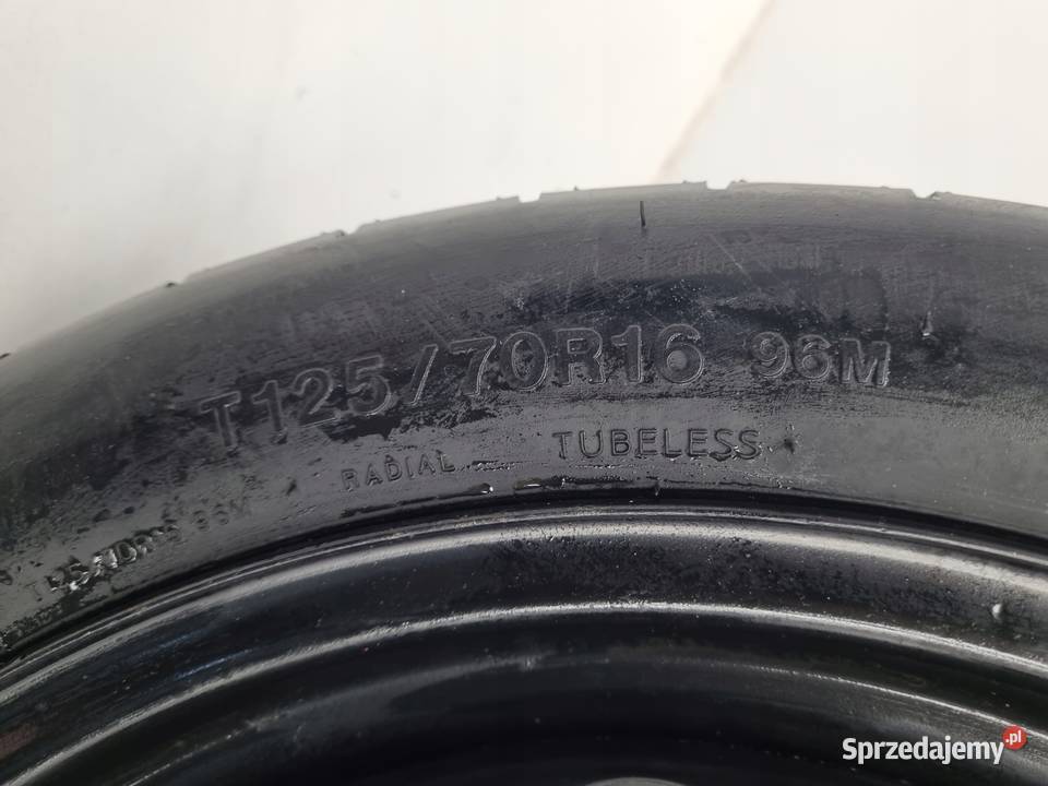 KOŁO DOJAZDOWE ZAPASOWE Audi Seat Vw Golf VI Samochodowe Chełm