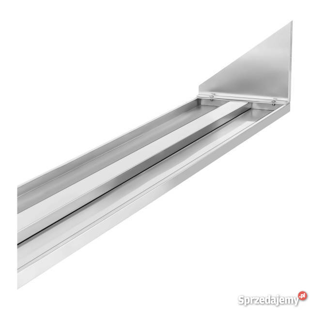 Półka ze wzmocnieniem wsporniki 30x180 stal