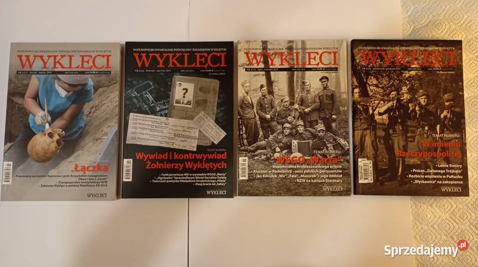 Kwartalnik Wyklęci 13 egzemplarzy mazowieckie sprzedam