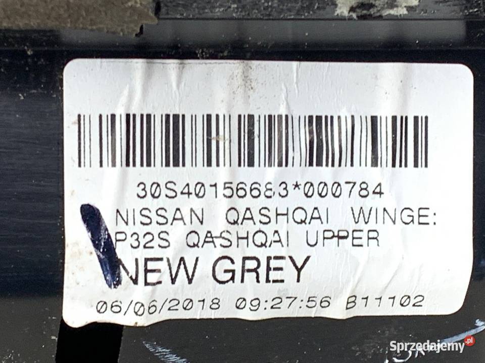 SPOILER ŚWIATŁO STOP NISSAN QASHQAI J11