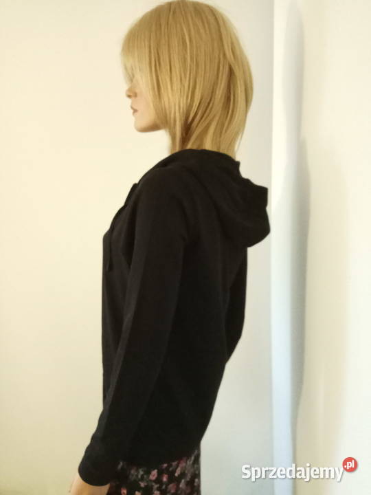 Bluza bawełniana FF czarna z kapturem r 38 śląskie Pszczyna sprzedam