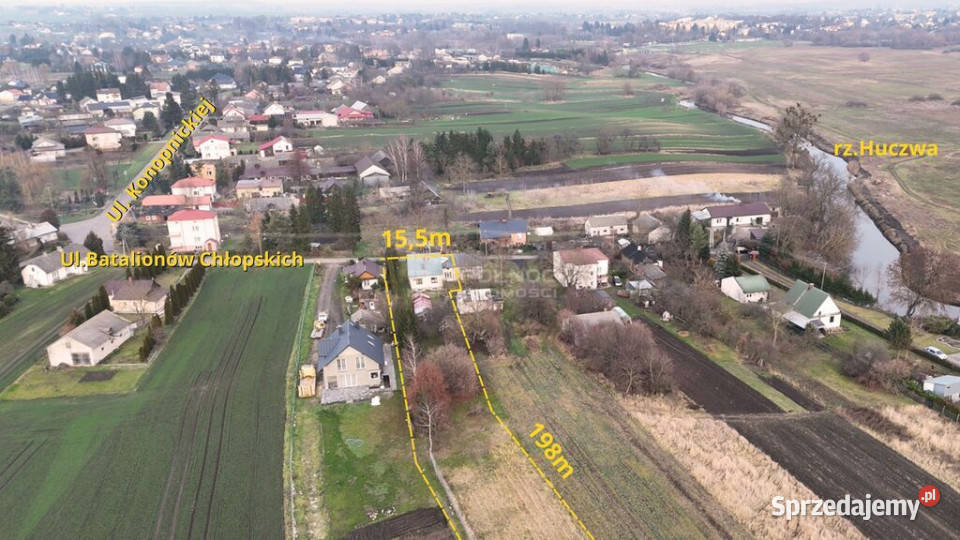 Dom spokojnej ulicy rzeką Hrubieszów