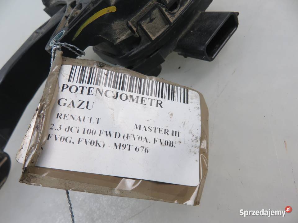 POTENCJOMETR GAZU RENAULT MASTER III 23 dCi