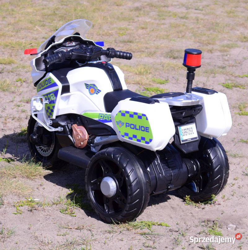 BAWIBUS motor POLICYJNY Z KOGUTEM dzieci pojazd Myszków sprzedam