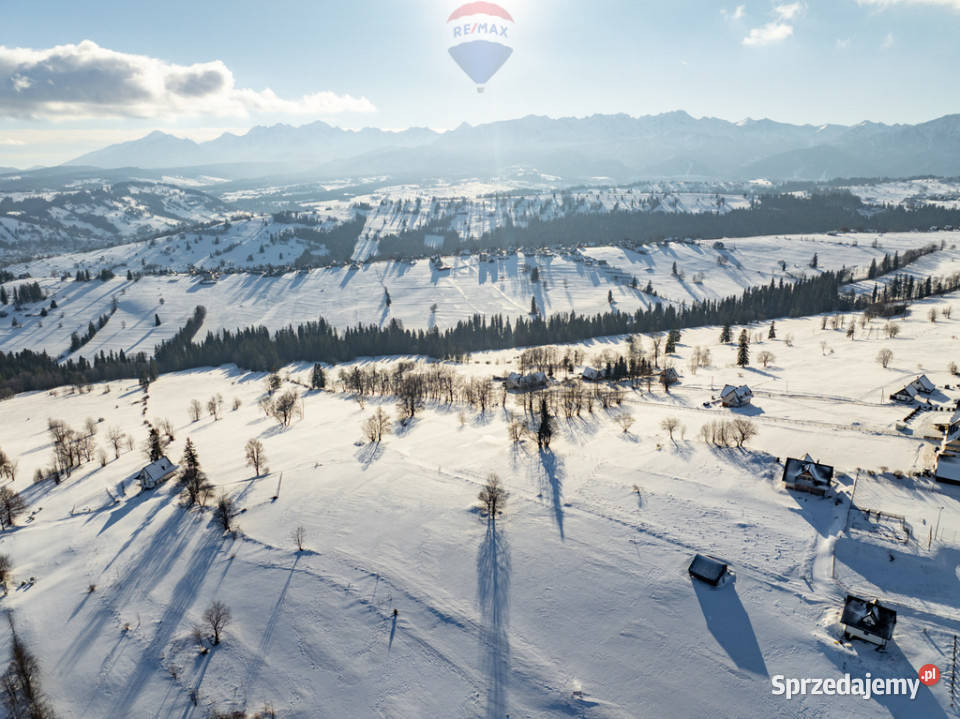 Sierockie Działka z widokiem na Tatry małopolskie
