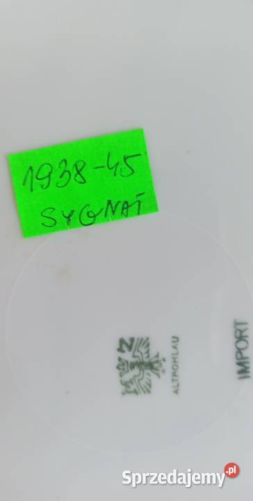 Patera ecru MZ Altrohlau Import 193845 Gdańsk