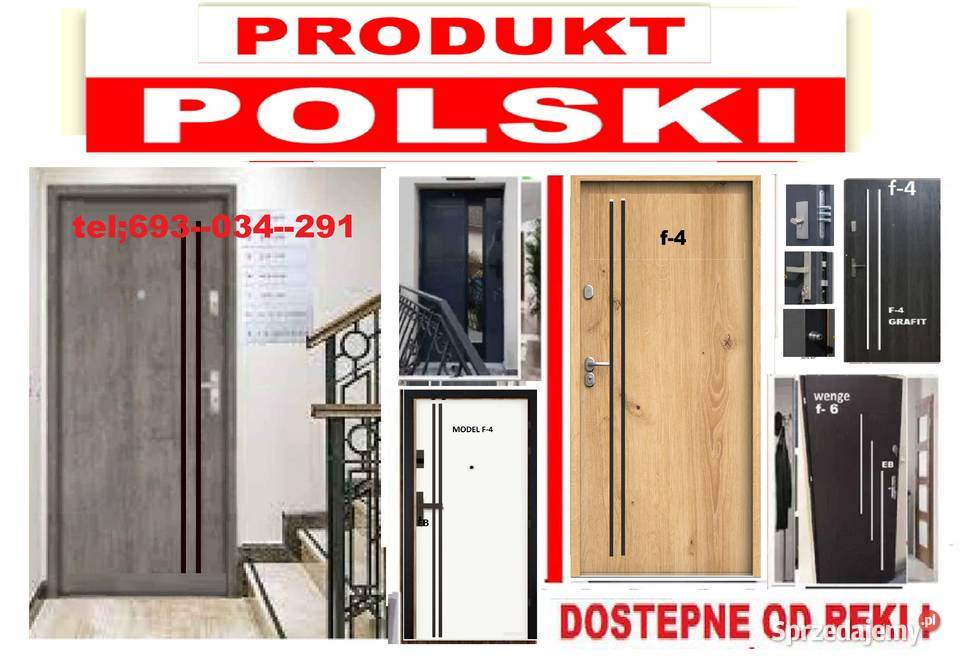 Drzwi ZEWNĘTRZNE wewnątrzklatkowe do mieszkania Kielce