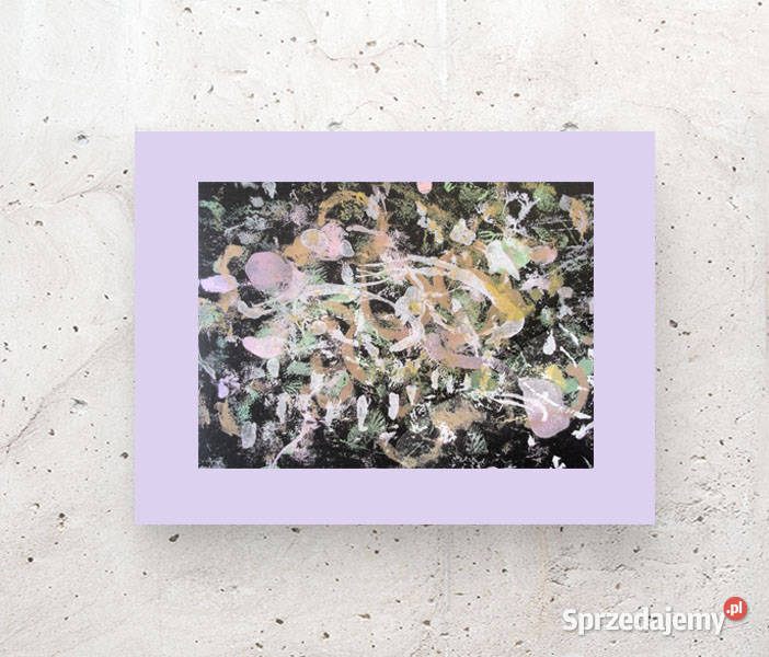 nowoczesny rysunek 30x40 abstrakcja do domu pomorskie