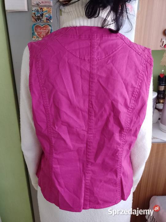 42XL Bonita Ekskluzywna różowa fuksja kamizelka Inny wzór
