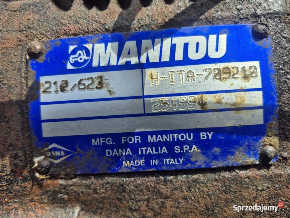 Most Oś napędowa 254994 212 623 MANITOU MT 1740