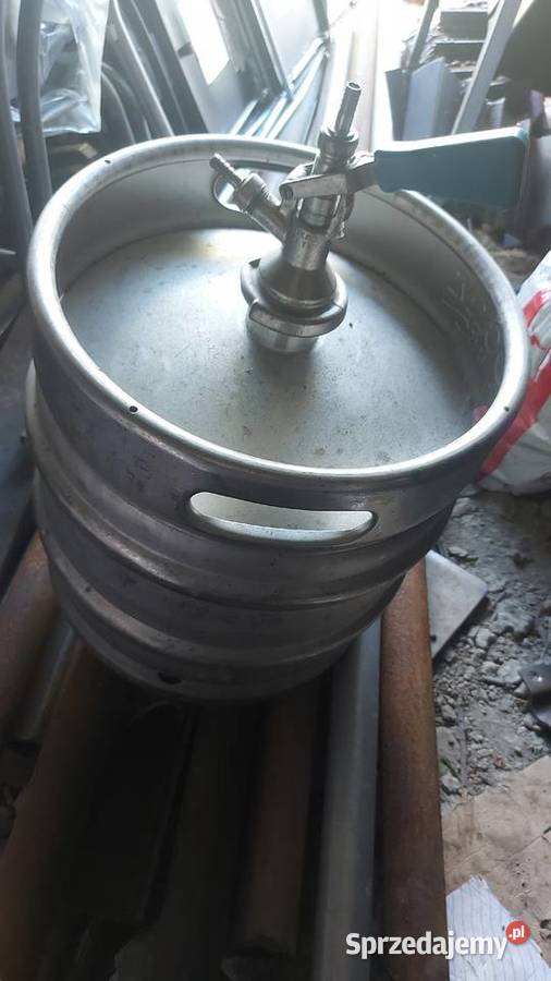 Keg nierdzewny 30l z głowicą sprzedam