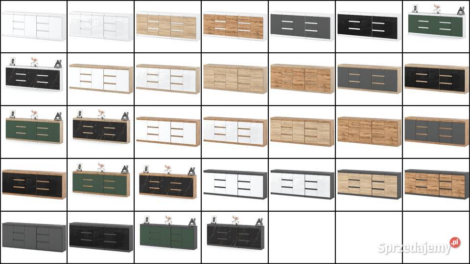 Komoda Nowoczesna Młodzieżowa Biała Butelkowa Meble Elbląg sprzedam
