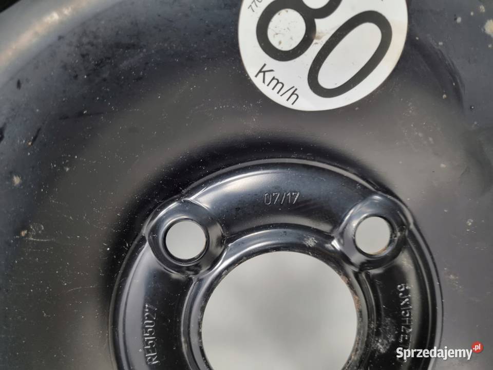 KOŁO ZAPASOWE Renault Clio IV zapas felga 18565 Chełm