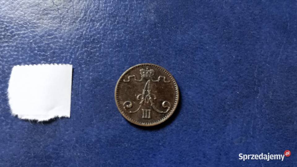 Stare monety 1 penni 1881 Finlandia Lesko
