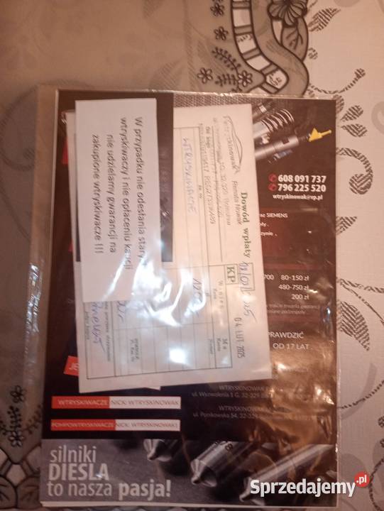Sprzedam wtryski Siemens regeneracji do fiata