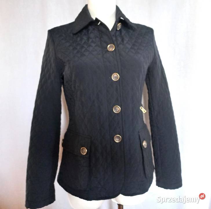 Kurtka czarna Damska r 3638 Mara pikowana Kurtki i płaszcze Białystok