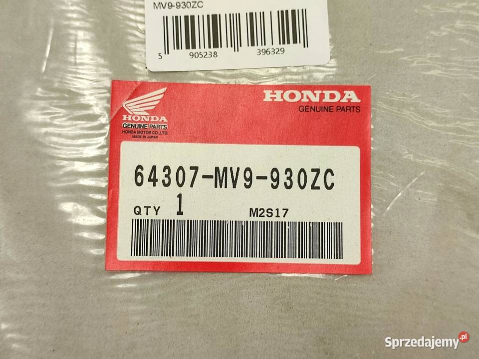 NAKLEJKA PRAWY BOCZEK HONDA CBR600F HURRICANE