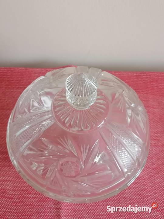 Bomboniera Kryształowa Stożek PRL