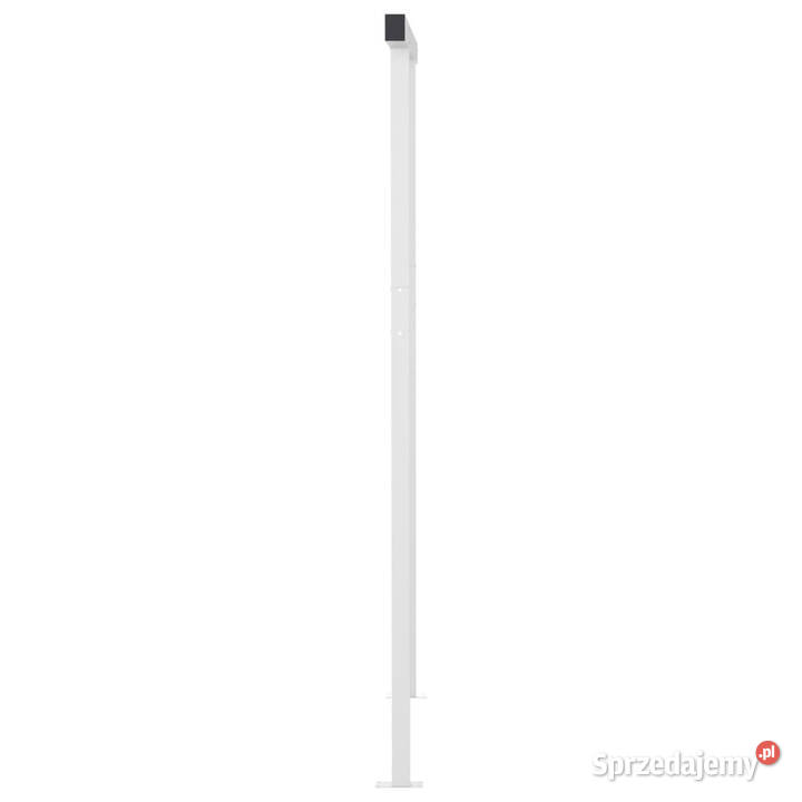 Ręcznie zwijana markiza z LED 4x3 m kremowa