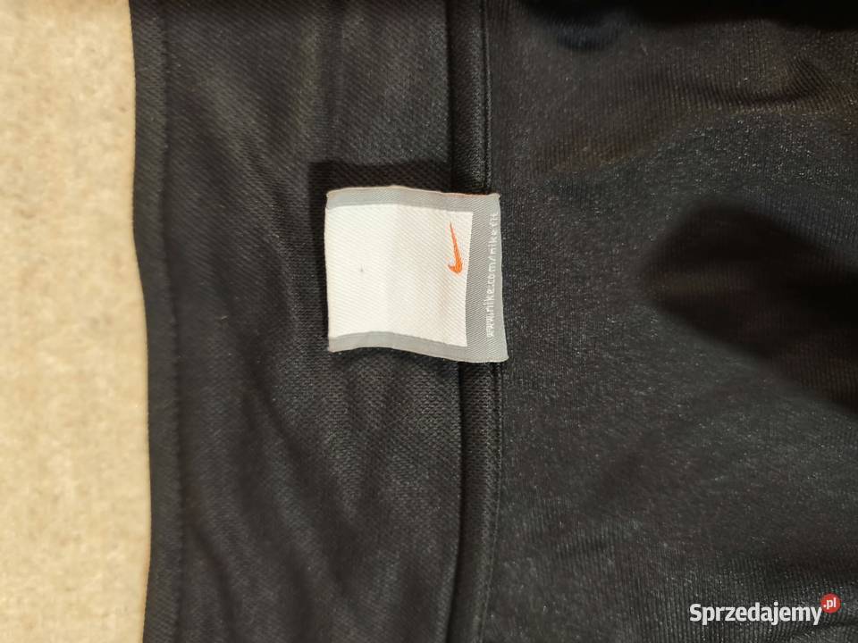 NOWA Czarna Bluza NIKE FIT Rozpinana XXL Vintage