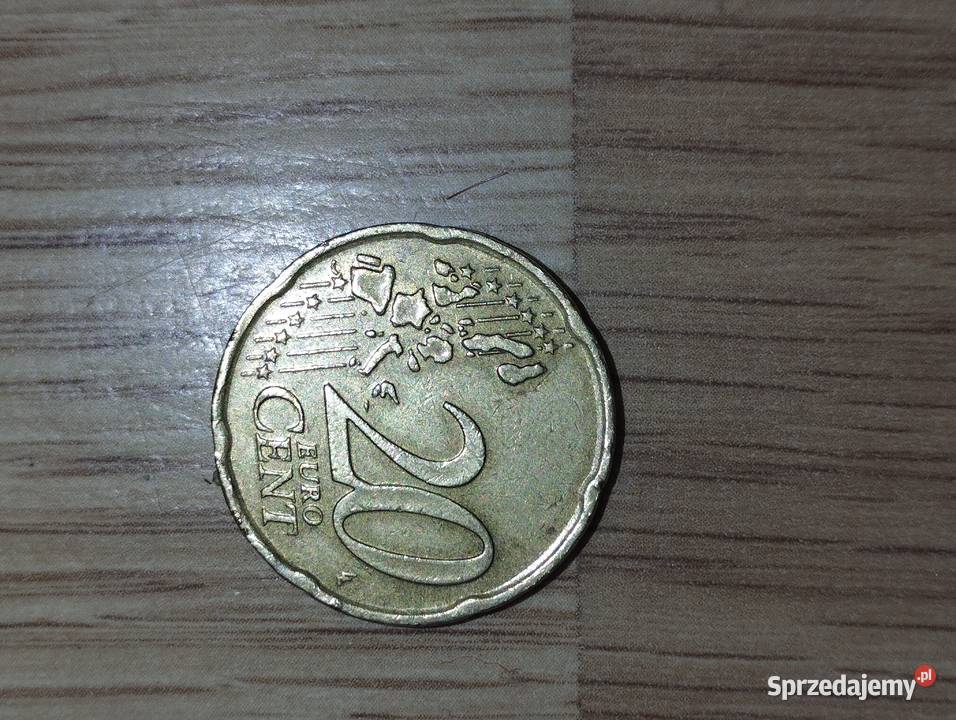 Moneta 20 centów euro 2002 Włochy Łódź sprzedam