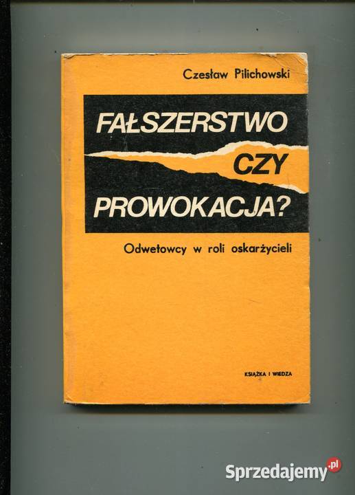 Fałszerstwo czy prowokacja Odwetowcy w roli Rok wydania 1977 Szczecin sprzedam
