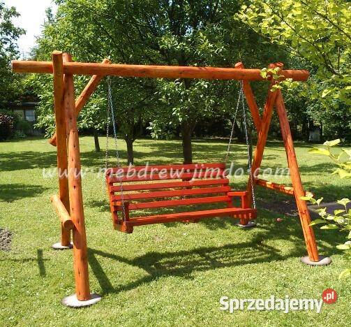 huśtawka ogrodowa meble ogrodowe drewniane sprzedam