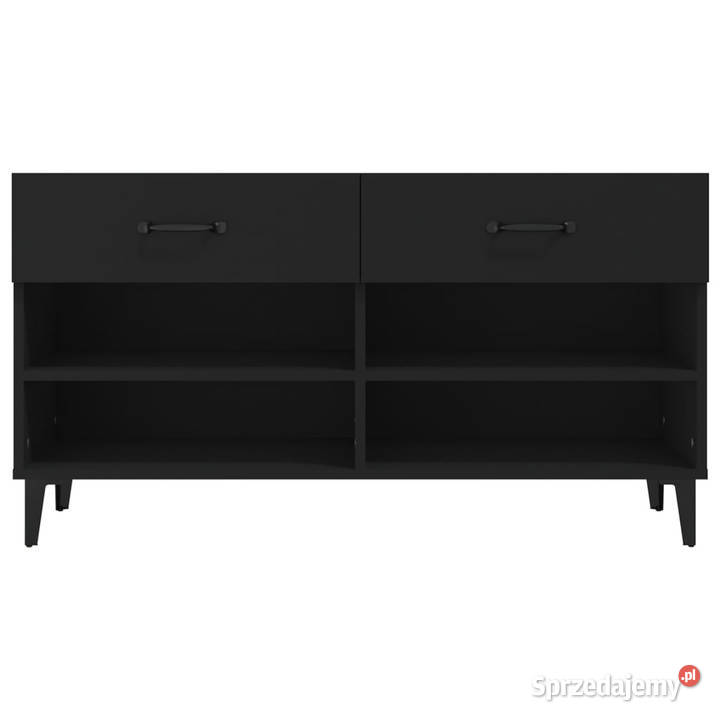Szafka na buty czarna 102x35x55 materiał Warszawa
