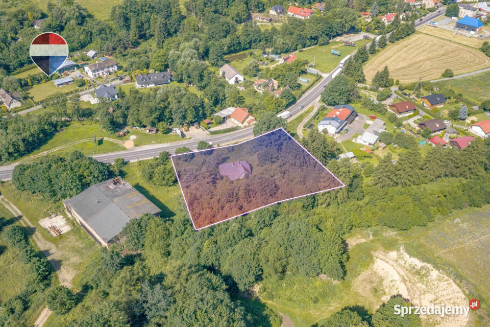 Na sprzedaż 3921 m DK8 z mediami dolnośląskie Jeleniów