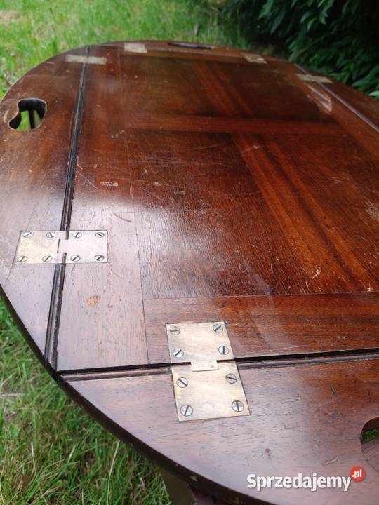 Stolik barmański tray table Anglia Art Deco lata Kalisz