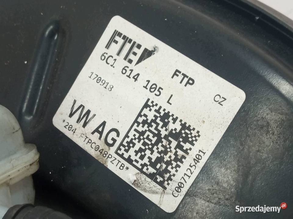 POMPA HAMULCOWA SERWO 6C1614105L Skoda Fabia III Pompy hamulcowe