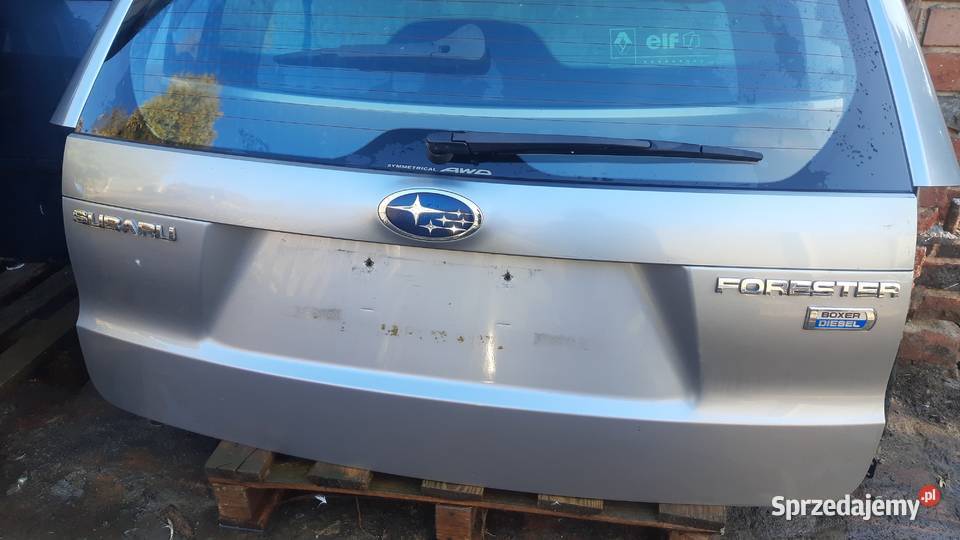 Subaru Forester III SH kompletna klapa bagażnika dolnośląskie Dębno