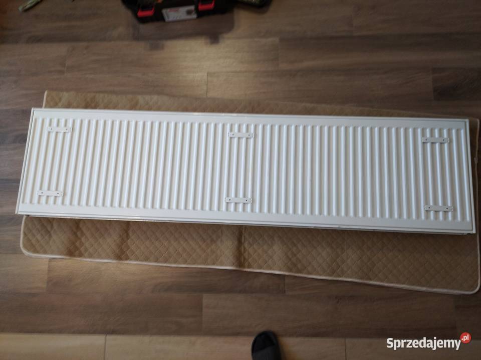 Biały grzejnik Purmo 450x1800 podłączenie boczne dolnośląskie Bystrzyca Kłodzka