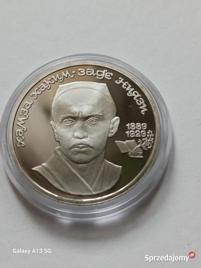 1 Rubel ZSRR Hamza Hakim Niyazi 1989 mennicze wielkopolskie Konin