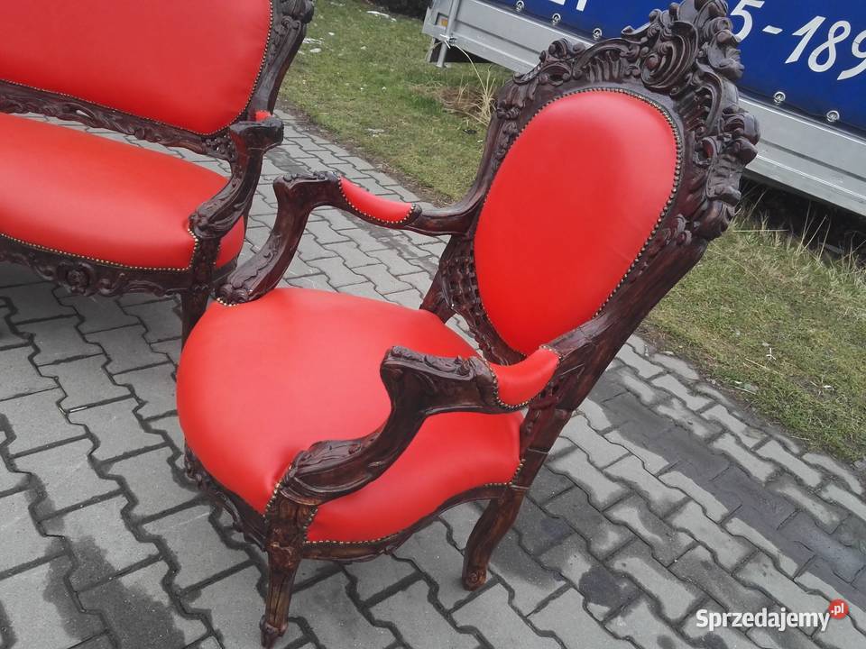 Komplet Rzeźbiony 31 Neorenesansowy Całkowicie