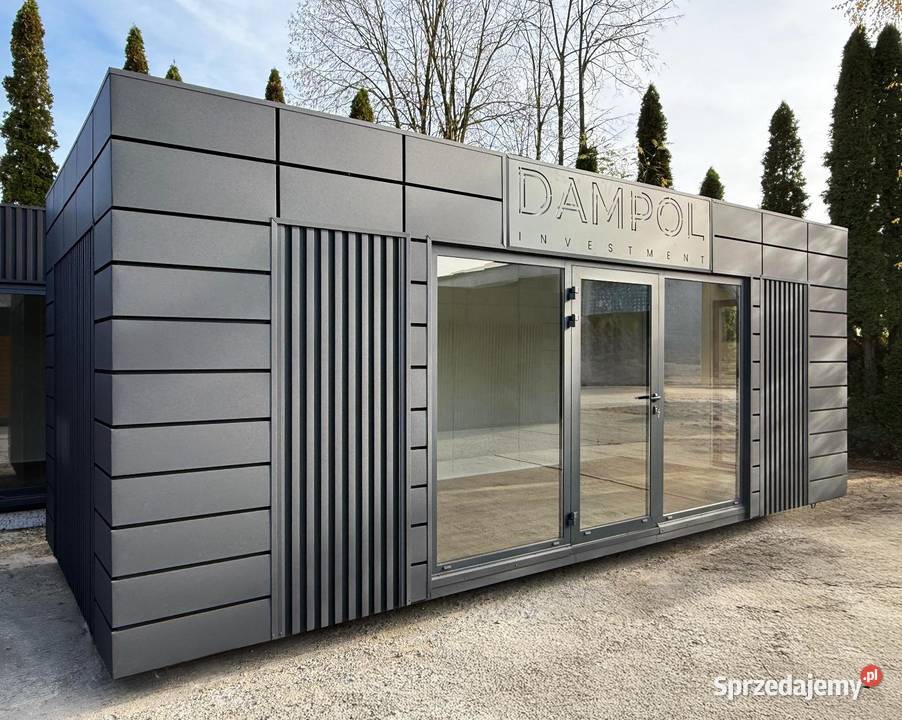 Nowoczesny kontenerpawilon 700 300 kompaktowy Katowice