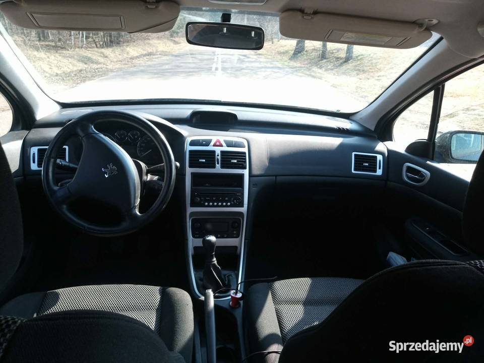 Peugeot 307 16 zarejestrowany PT OC na części 222111km Kraków