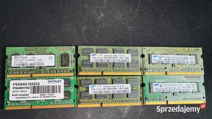 Pamięci RAM DDR3 do laptopa Bytom