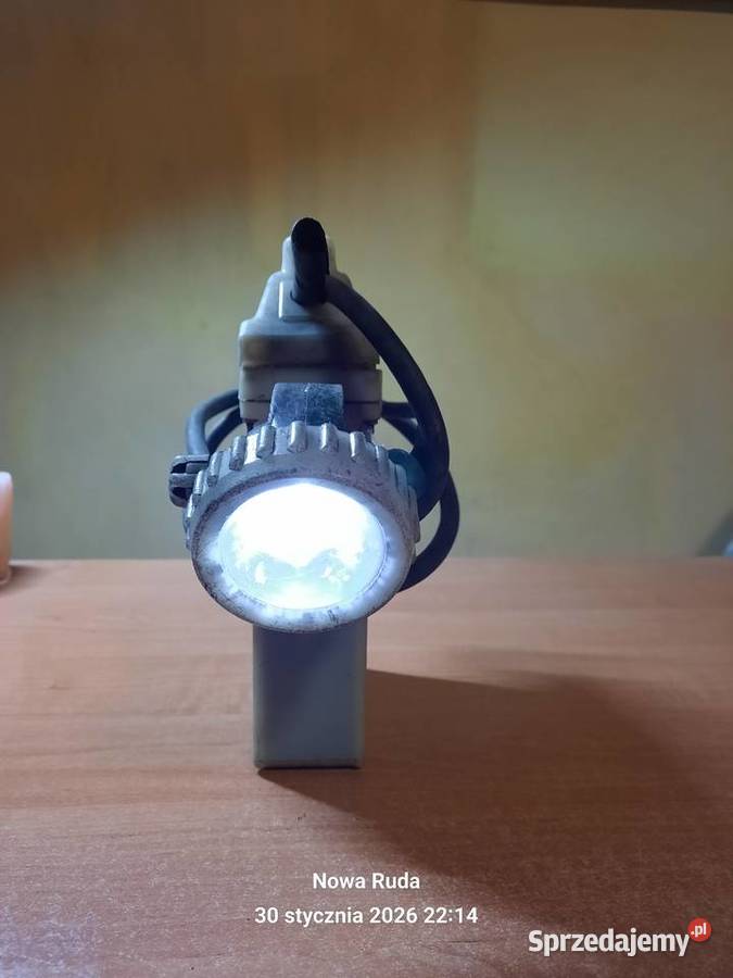Lampa górnicz stara akumulatorowahalogen czołowy Nowa Ruda