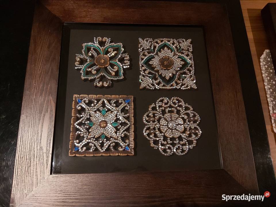 Luksusowy Obraz płaskorzeźba w stylu glamour Wrocław