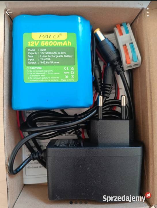Nowy akumulator litowojonowy 12V 5600mAh PALO Ligota Bialska