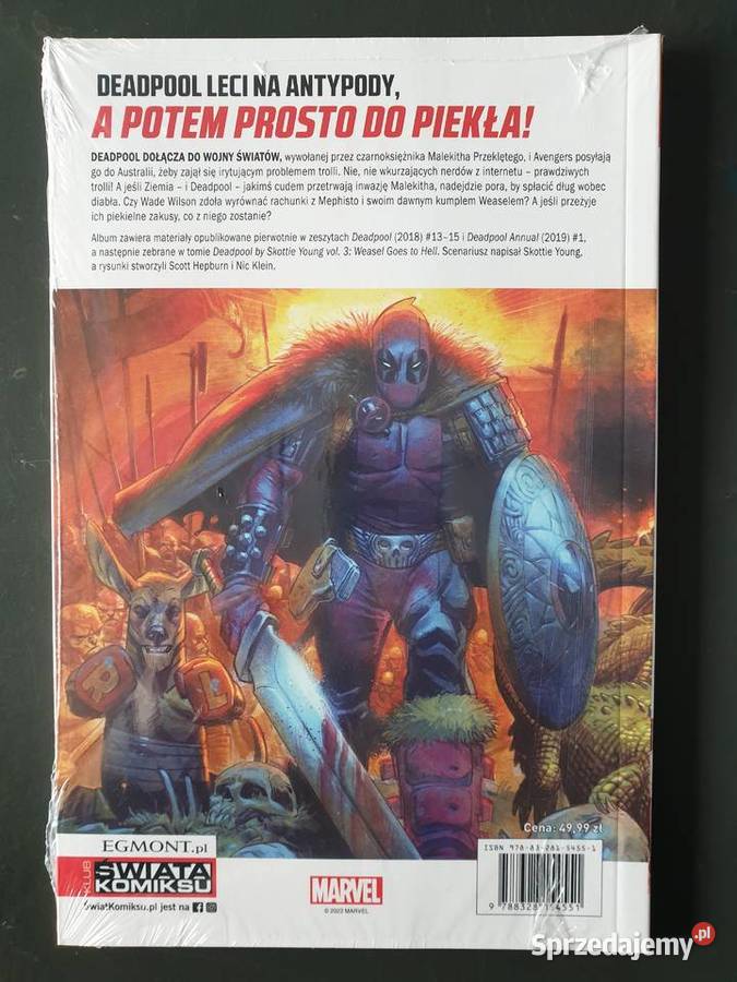 Deadpool Weasel idzie do Piekła Superbohaterowie pomorskie Gdynia