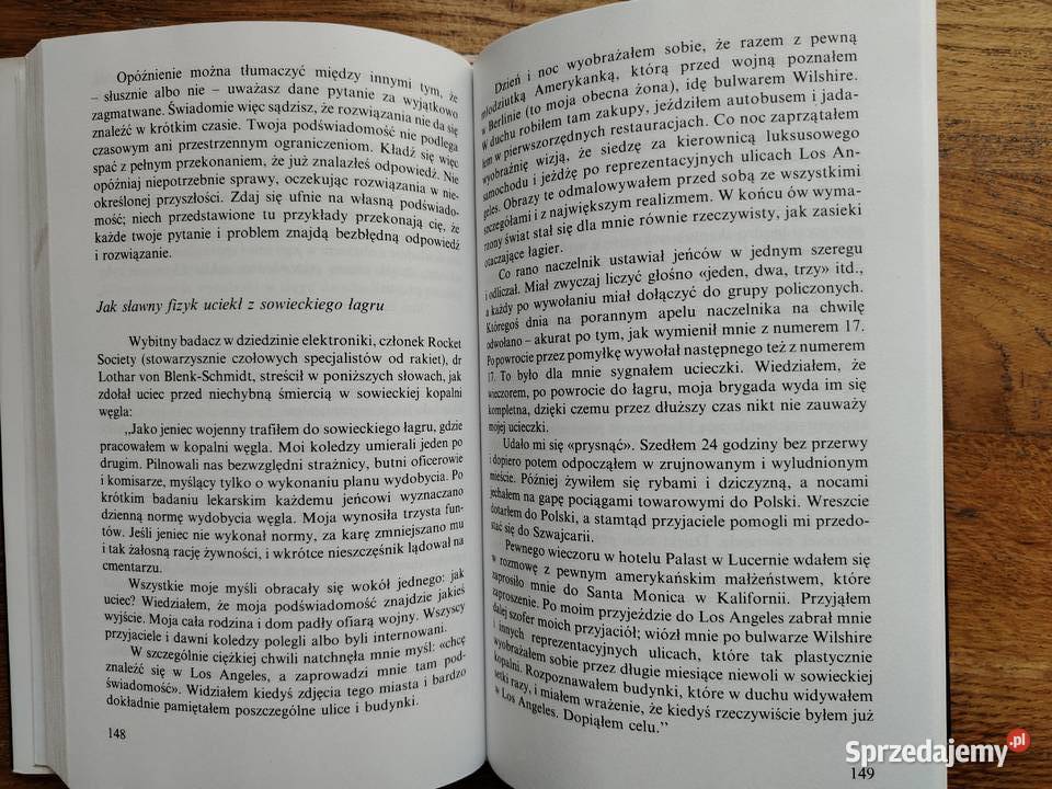 Potęga podświadomości Joseph Murphy Kraków sprzedam