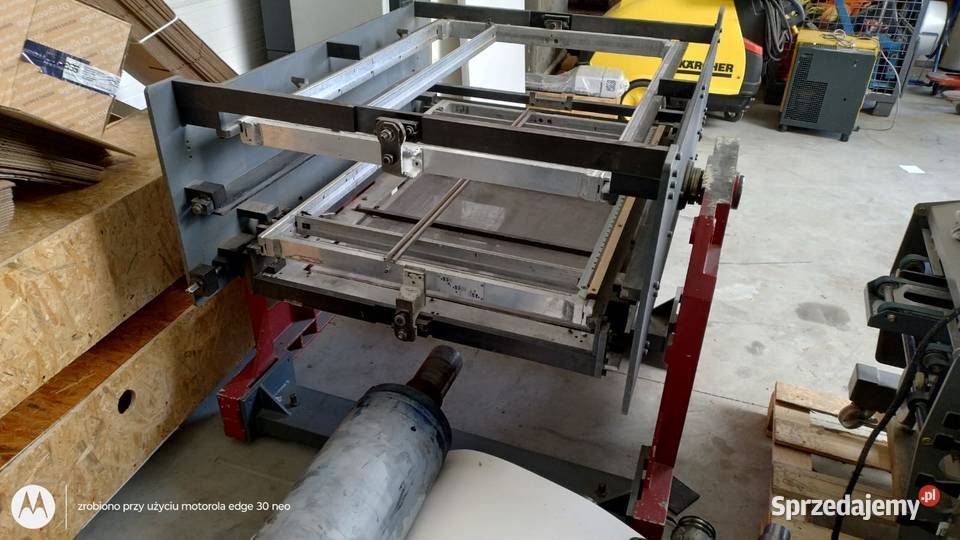 Bobst MakeReady table stół Nowy Tomyśl