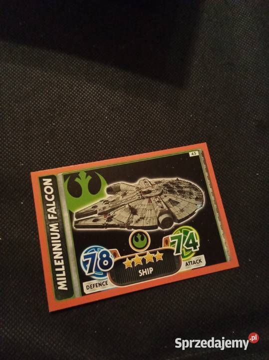 Karta Star wars force attax millennium falcon mazowieckie Warszawa
